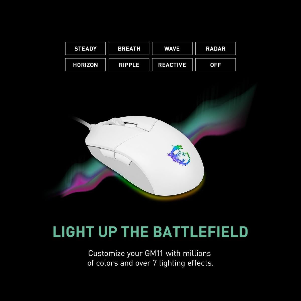 MSI CLUTCH GM11 5000 DPI Gaming Mouse MSI CLUTCH GM11 5000 DPI Gaming Mouse